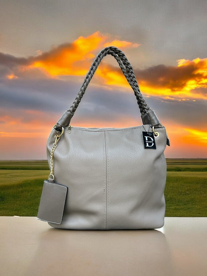 Luxor Charm Hand + Shoulder Bags Grey